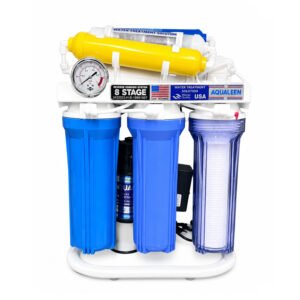8-Stage RO Booster System with Iron Frame and Manual Flush (Large Gauge)