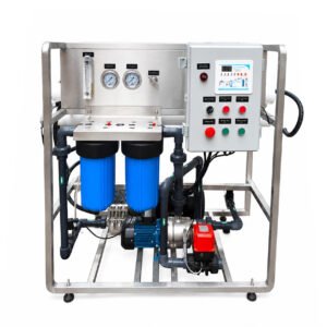  250LPH Seawater Desalination Unit System for Beach Villa Reverse Osmosis Machine Drinking Water Plant Purification