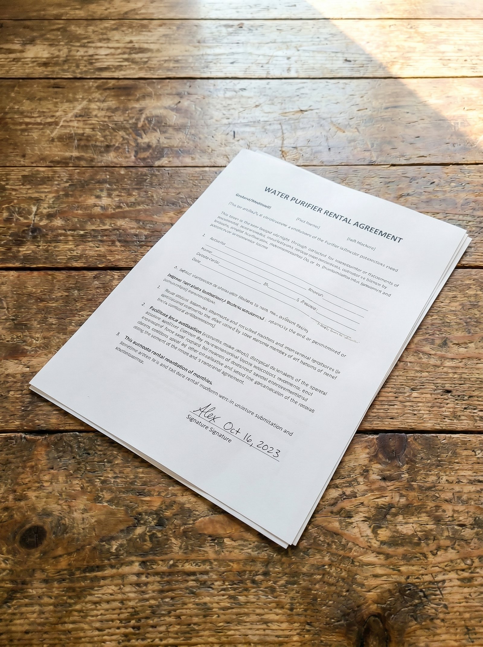 Contract Signing
