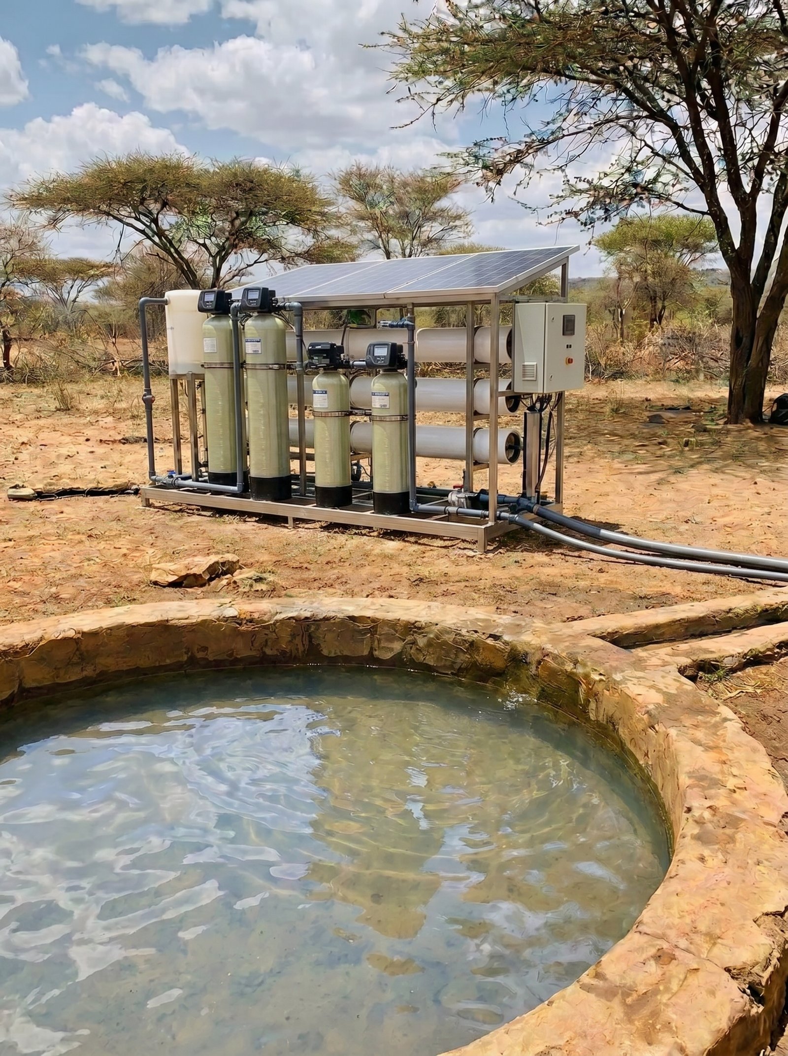 After - Tanzania filtered water