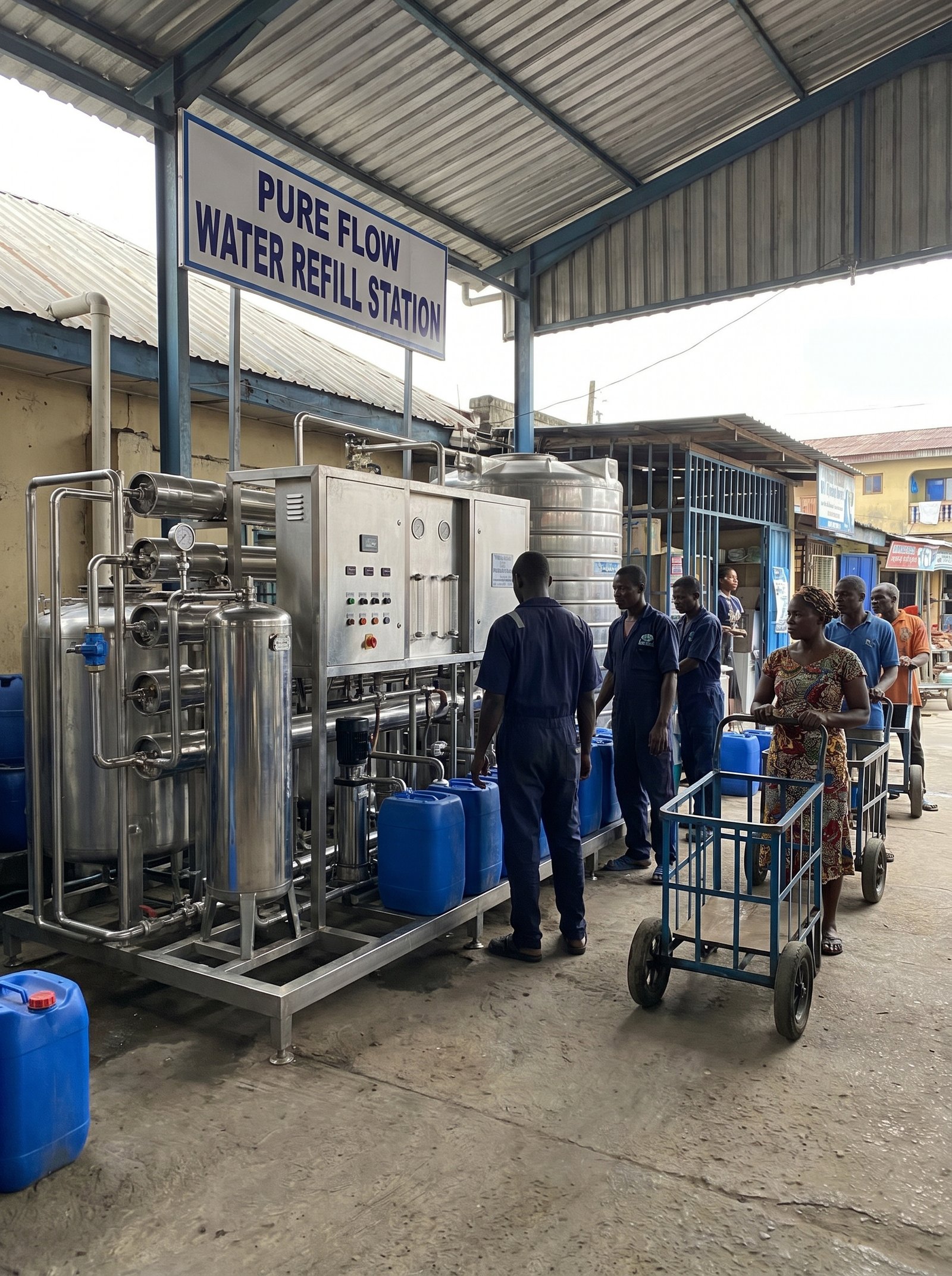 Commercial 1000L/H System - Kenya