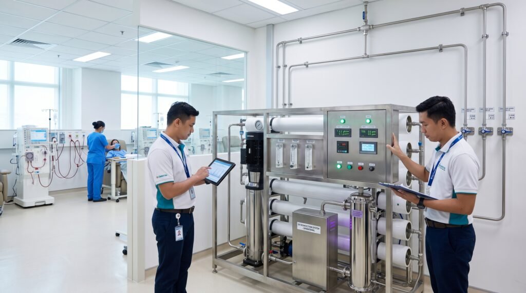 sistemas de agua para uso médico